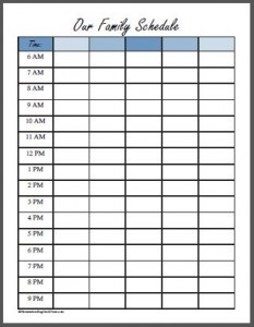 Free Printable Homeschool Planner Pages