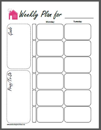 FREE Printable Planner with Coloring Pages for Homeschool