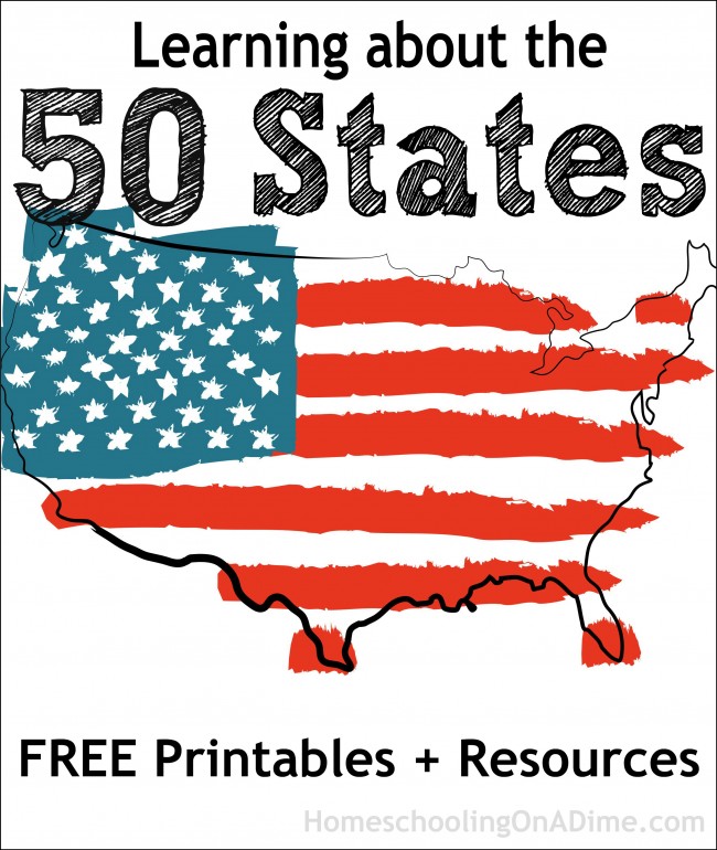 50 states printable worksheets